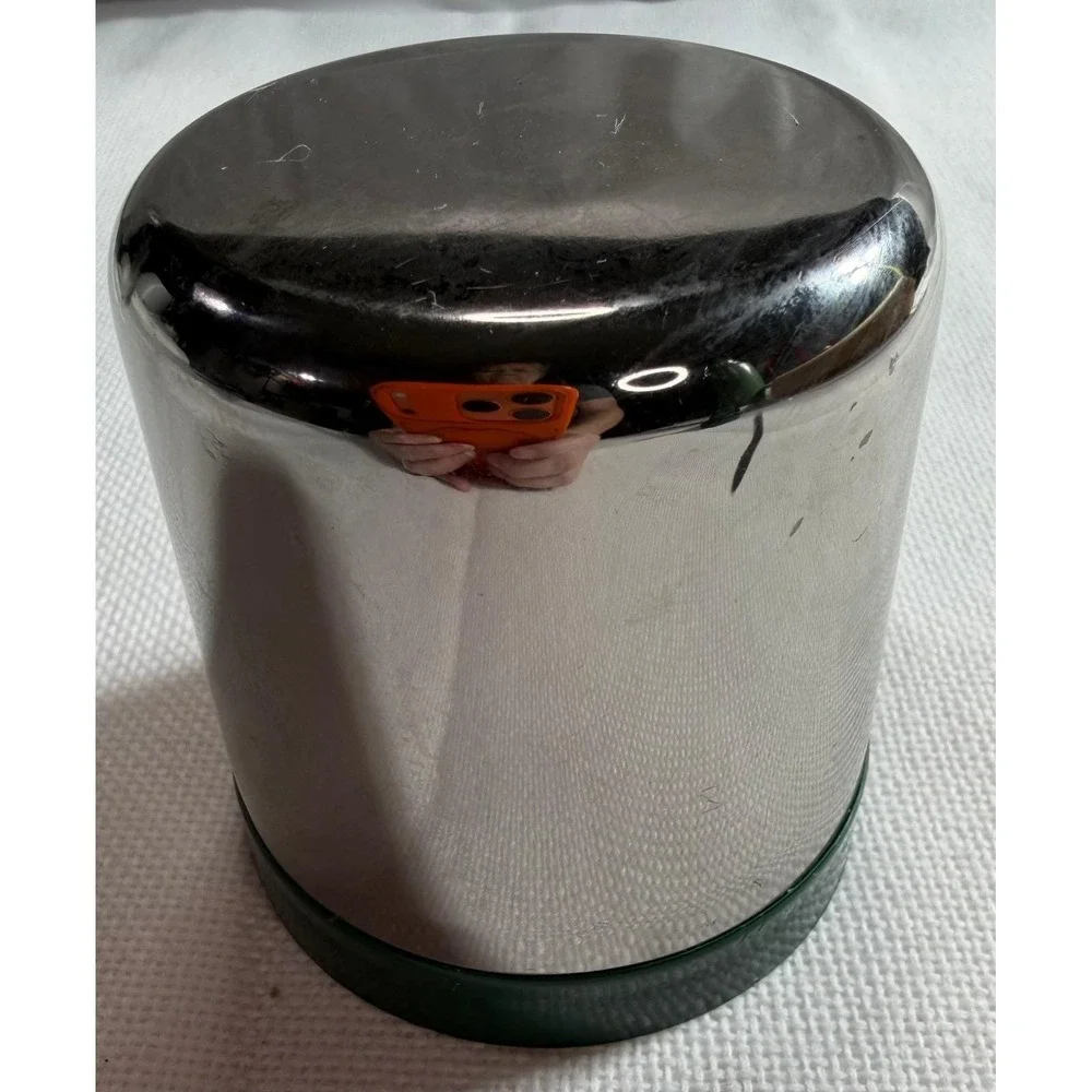 Vintage Aladdin Stanley Thermos A-944DH Hammertone Green 1 Quart Vacuum Bottle - Picture 11 of 13